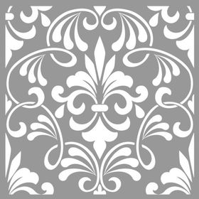 Artikel Damla Desenler 30x30 cm Duvar Fayans Mobilya Stencil Boyama Şablonu