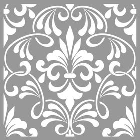 Artikel Damla Desenler 30x30 cm Duvar Fayans Mobilya Stencil Boyama Şablonu