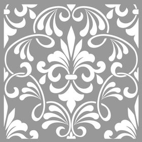 Artikel Damla Desenler 30x30 cm Duvar Fayans Mobilya Stencil Boyama Şablonu