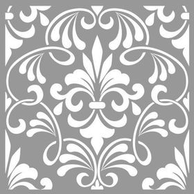 Artikel Damla Desenler 30x30 cm Duvar Fayans Mobilya Stencil Boyama Şablonu