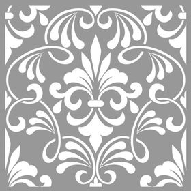 Artikel Damla Desenler 30x30 cm Duvar Fayans Mobilya Stencil Boyama Şablonu
