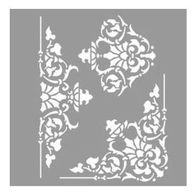 Artikel Dantel İşleme 30x30 cm Duvar Fayans Mobilya Stencil Boyama Şablonu