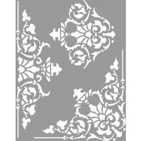 Artikel Dantel İşleme 30x30 cm Duvar Fayans Mobilya Stencil Boyama Şablonu