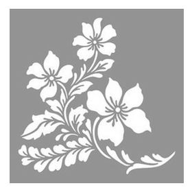 Artikel Debra 30x30 cm Duvar Fayans Mobilya Stencil Boyama Şablonu