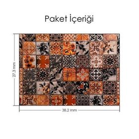 Artikel Değişik Çini Karo Desenleri Notebook Sticker