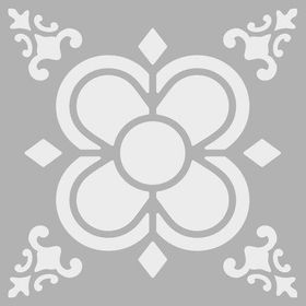 Artikel Dekor 3 30x30 cm Duvar Fayans Mobilya Stencil Boyama Şablonu