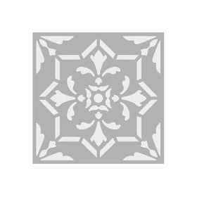 Artikel Dekor 5 30x30 cm Duvar Fayans Mobilya Stencil Boyama Şablonu