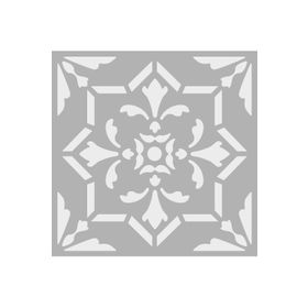 Artikel Dekor 5 30x30 cm Duvar Fayans Mobilya Stencil Boyama Şablonu