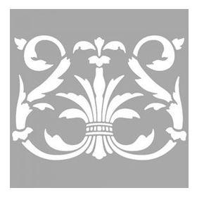 Artikel Demet Çiçek Motif 30x30 cm Duvar Fayans Mobilya Stencil Boyama Şablonu