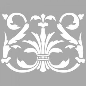 Artikel Demet Çiçek Motif 30x30 cm Duvar Fayans Mobilya Stencil Boyama Şablonu