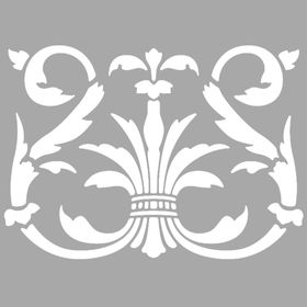 Artikel Demet Çiçek Motif 30x30 cm Duvar Fayans Mobilya Stencil Boyama Şablonu