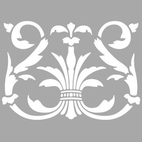Artikel Demet Çiçek Motif 30x30 cm Duvar Fayans Mobilya Stencil Boyama Şablonu