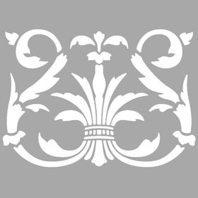 Artikel Demet Çiçek Motif 30x30 cm Duvar Fayans Mobilya Stencil Boyama Şablonu
