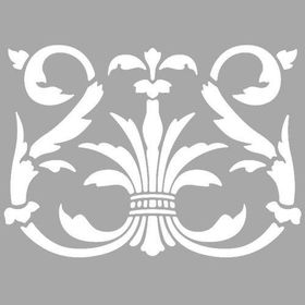 Artikel Demet Çiçek Motif 30x30 cm Duvar Fayans Mobilya Stencil Boyama Şablonu