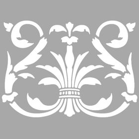 Artikel Demet Çiçek Motif 30x30 cm Duvar Fayans Mobilya Stencil Boyama Şablonu