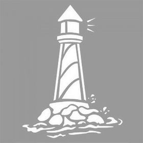 Artikel Deniz Feneri 30x30 cm Duvar Fayans Mobilya Stencil Boyama Şablonu