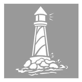 Artikel Deniz Feneri 30x30 cm Duvar Fayans Mobilya Stencil Boyama Şablonu