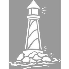 Artikel Deniz Feneri 30x30 cm Duvar Fayans Mobilya Stencil Boyama Şablonu