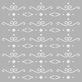 Artikel Desen 3 30x30 cm Duvar Fayans Mobilya Stencil Boyama Şablonu