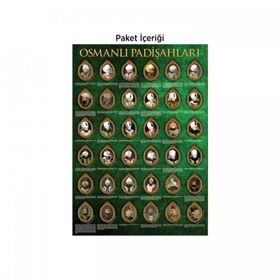 Artikel DP-1582 Osmanlı Padişahları 50x70 cm Duvar Sticker