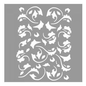 Artikel Etnik Desen 30x30 cm Duvar Fayans Mobilya Stencil Boyama Şablonu