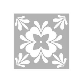 Artikel Fayans Desen-4 30x30 cm Duvar Fayans Mobilya Stencil Boyama Şablonu