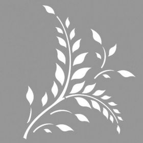 Artikel Fern 30x30 cm Fayans Duvar Mobilya Stencil Boyama Şablonu