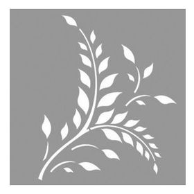 Artikel Fern 30x30 cm Fayans Duvar Mobilya Stencil Boyama Şablonu