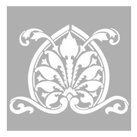 Artikel Fern Art Motif 30x30 cm Duvar Fayans Mobilya Stencil Boyama Şablonu