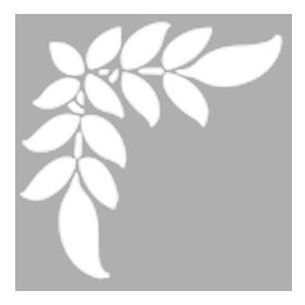Artikel Fern Yaprak 30x30 cm Duvar Fayans Mobilya Stencil Boyama Şablonu