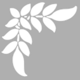 Artikel Fern Yaprak 30x30 cm Duvar Fayans Mobilya Stencil Boyama Şablonu