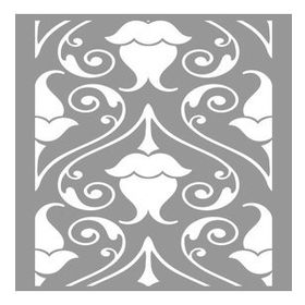 Artikel Fındık 30x30 cm Fayans Duvar Mobilya Stencil Boyama Şablonu