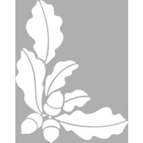 Artikel Fındık Dalı 30x30 cm Fayans Duvar Mobilya Stencil Boyama Şablonu