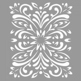 Artikel Floral 30x30 cm Fayans Duvar Mobilya Stencil Boyama Şablonu