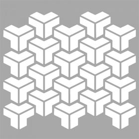 Artikel Gear 30x30 cm Fayans Duvar Mobilya Stencil Boyama Şablonu