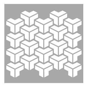 Artikel Gear 30x30 cm Fayans Duvar Mobilya Stencil Boyama Şablonu