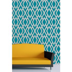 Artikel Geometrik Desen-6 30x30 cm Duvar Fayans Mobilya Boyama Şablonu