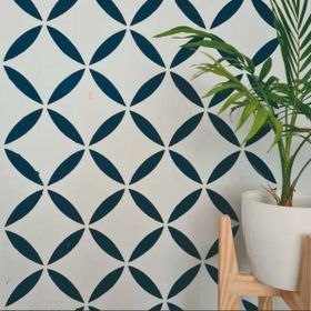Artikel Geometrik Desenler-2 50x70 cm Duvar Fayans Mobilya Boyama Şablonu
