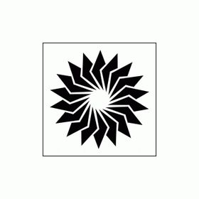 Artikel Geometrik Şekil 30x30 cm Fayans Duvar Mobilya Stencil Boyama Şablonu