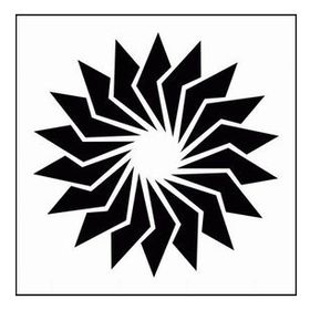 Artikel Geometrik Şekil 30x30 cm Fayans Duvar Mobilya Stencil Boyama Şablonu