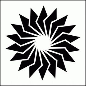 Artikel Geometrik Şekil 30x30 cm Fayans Duvar Mobilya Stencil Boyama Şablonu