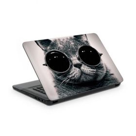 Artikel Gözlüklü Kedi Notebook Sticker