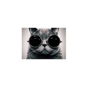 Artikel Gözlüklü Kedi Notebook Sticker
