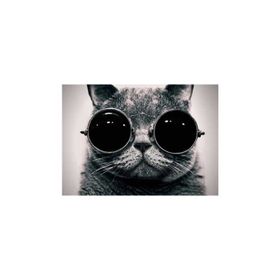 Artikel Gözlüklü Kedi Notebook Sticker