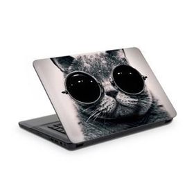 Artikel Gözlüklü Kedi Notebook Sticker