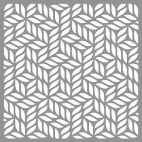 Artikel Halat Deseni 30x30 cm Duvar Fayans Mobilya Boyama Şablonu