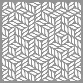 Artikel Halat Deseni 30x30 cm Duvar Fayans Mobilya Boyama Şablonu