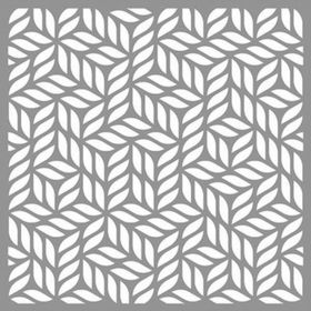 Artikel Halat Deseni 30x30 cm Duvar Fayans Mobilya Boyama Şablonu