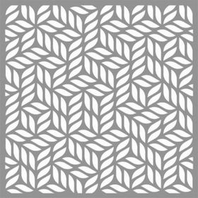 Artikel Halati 30x30 cm Fayans Duvar Mobilya Stencil Boyama Şablonu