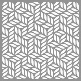 Artikel Halati 30x30 cm Fayans Duvar Mobilya Stencil Boyama Şablonu